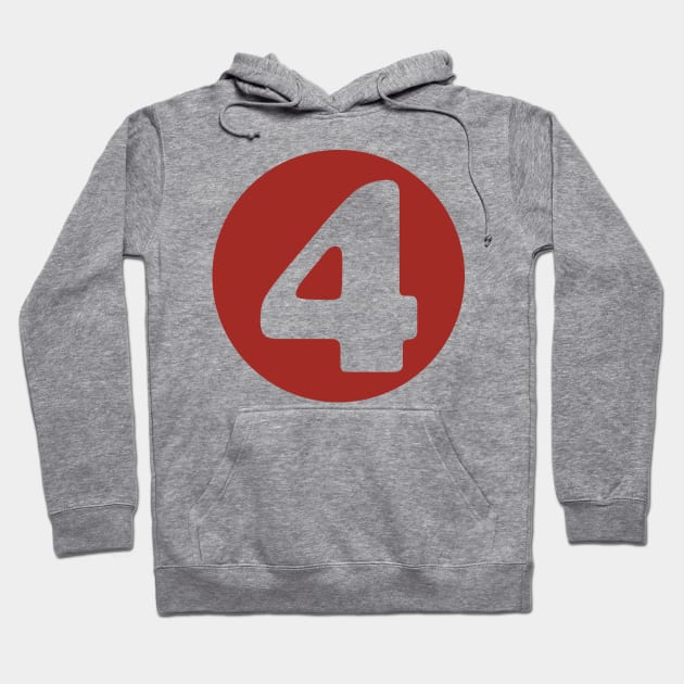 Number Four #4 Hoodie by n23tees